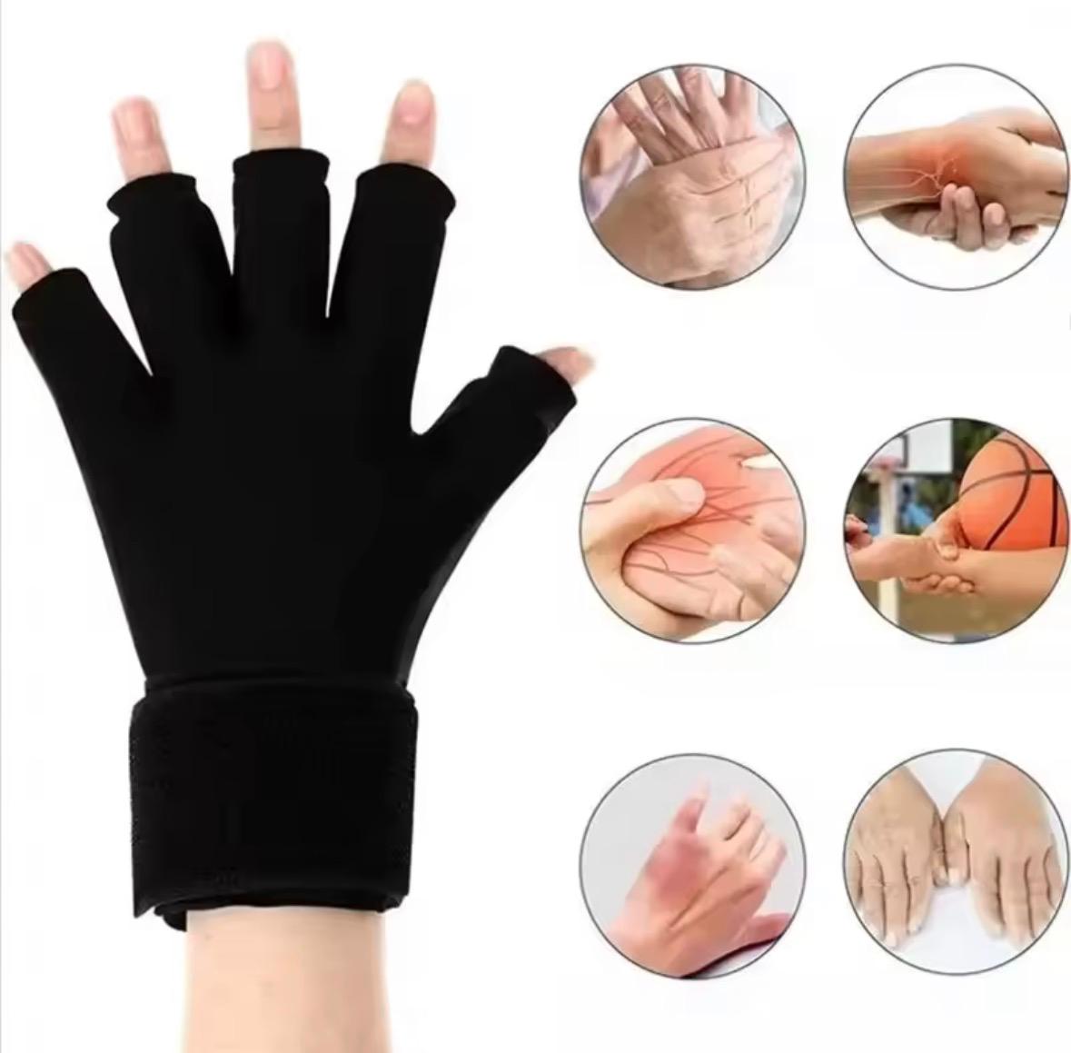Muñequera para terapia de frío y calor con almohadilla térmica